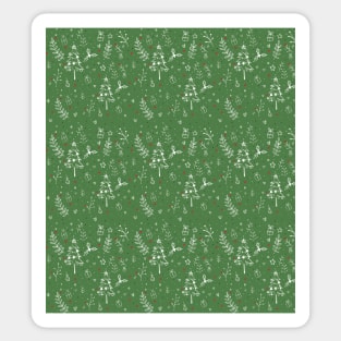 Christmas Themed Pattern for the holidays Sticker